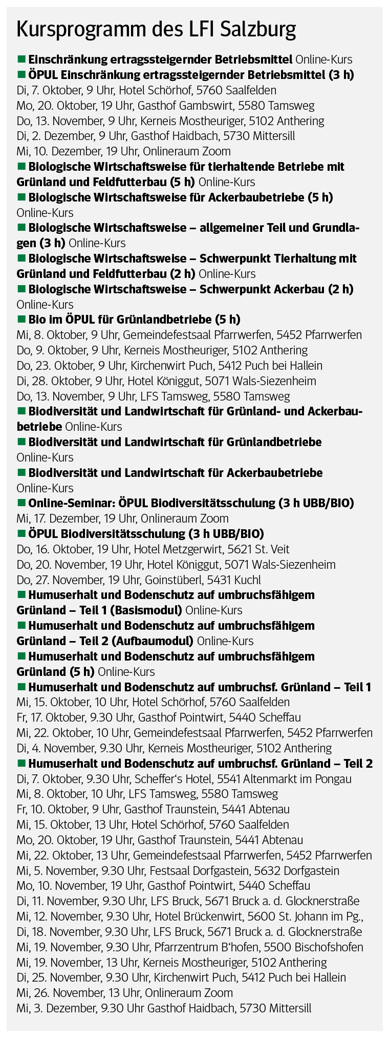 fristen für öpul.png © Archiv