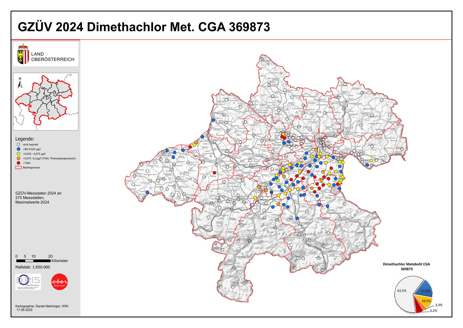 Dimethachlor Metabolit CGA 369873.jpg © Land OÖ
