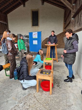 Wettmelken mit Landeskammerrätin.jpg © BBK Scheibbs Wettmelken mit Landeskammerrätin.jpg © BBK Scheibbs