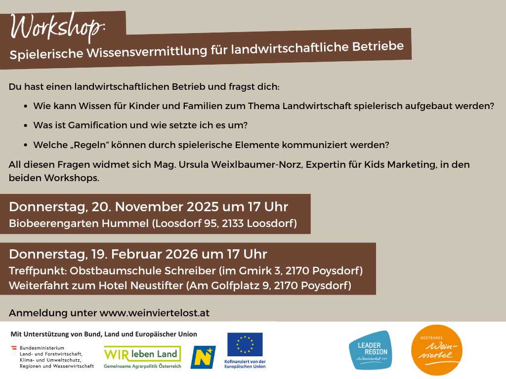 Workshop WIssensvermittlung (Präsentation (43)).png © Leaderregion Weinviertel Ost Workshop WIssensvermittlung (Präsentation (43)).png © Leaderregion Weinviertel Ost