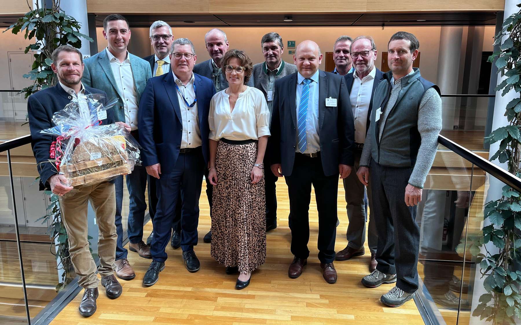Treffen der Almwirtschaftvertreter mit EU-Umweltkommissarin Jessika Roswall. © LKÖ/Gröger