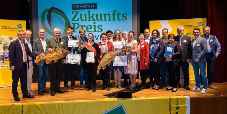 Gruppenfoto NÖ Teichwirteverband  Bäuerinnenladen © Verein Interkomm, Mag. Matthias Fröhlich