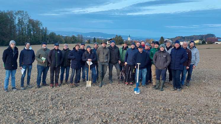 Feldbegehung der Wasserbauern in Ansfelden, 20. Oktober 2025