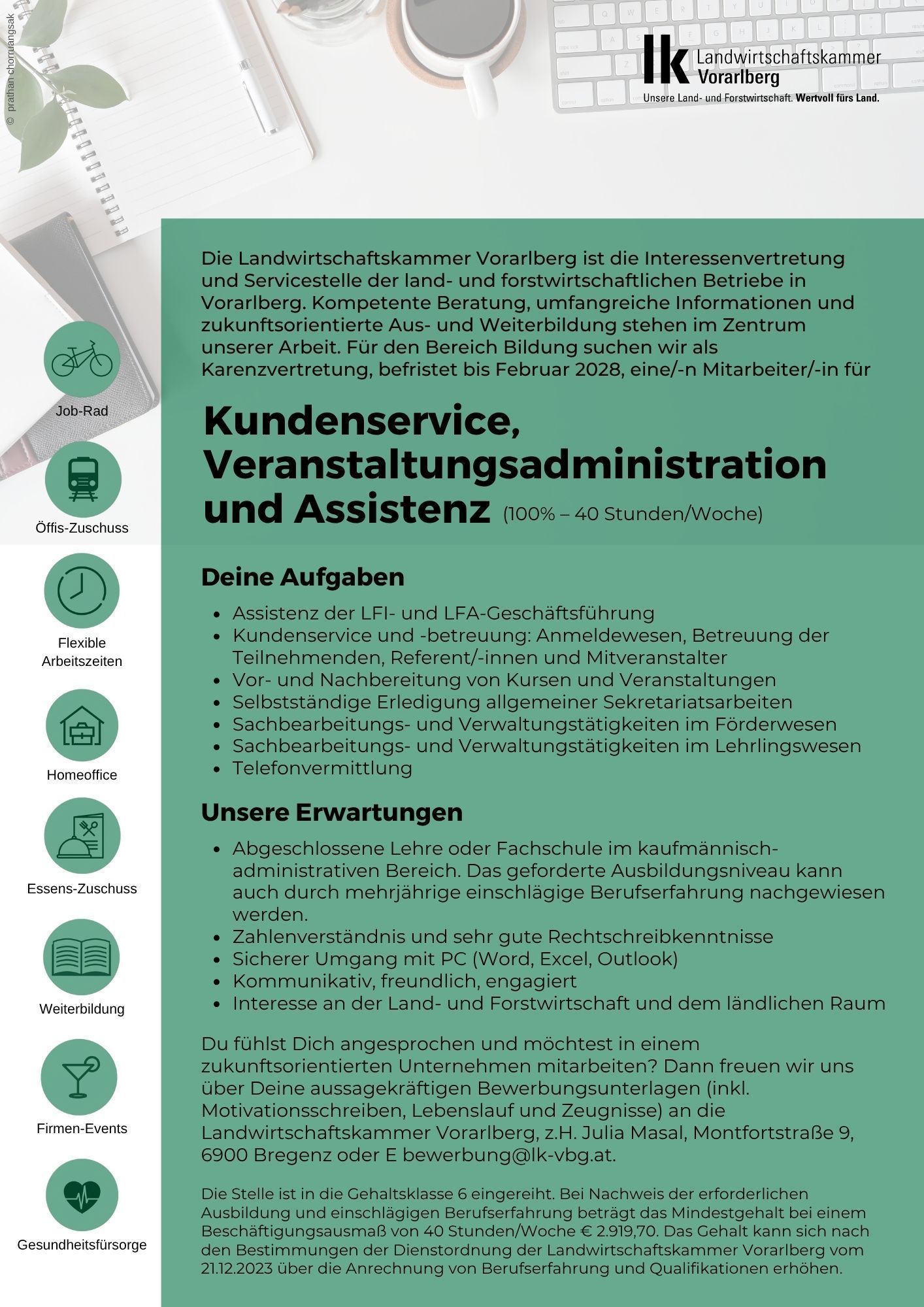 Ausschreibungen Assistent-in LFI LFA.jpg © Canva Ausschreibungen Assistent-in LFI LFA.jpg © Canva