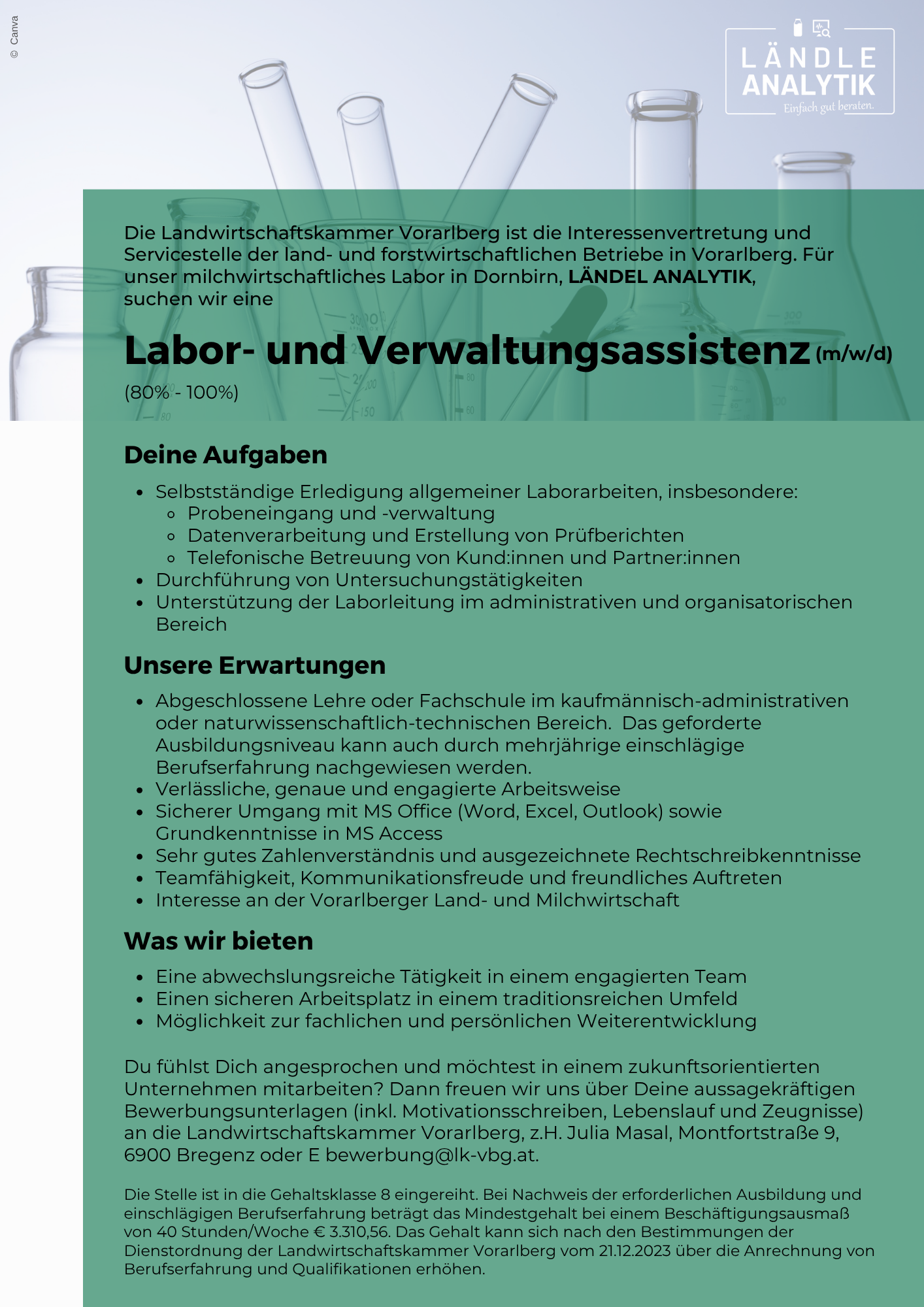 Ausschreibungen Assistent-in Labor.png © Canva