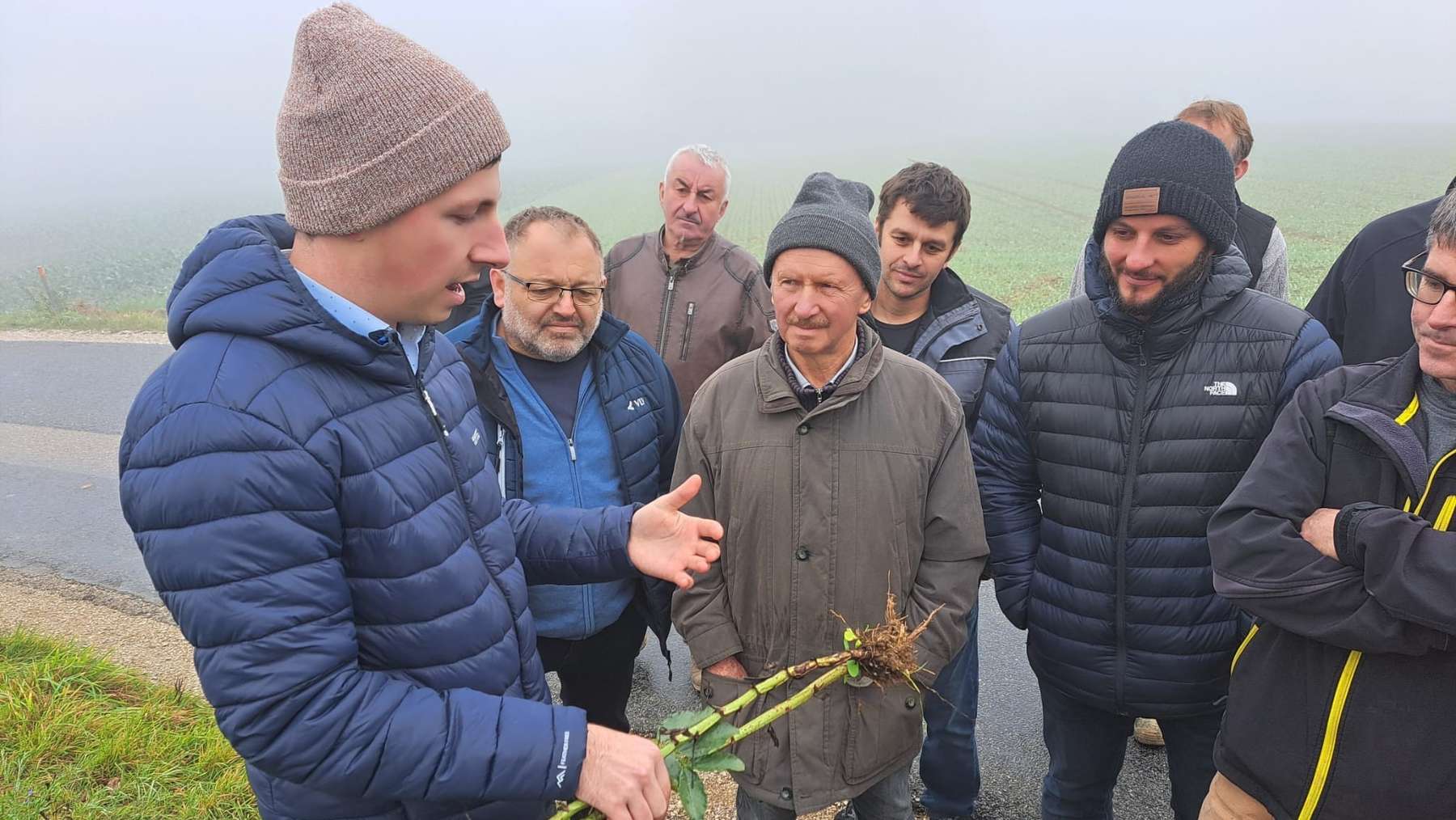Feldbegehung Arbeitskreis "BWS" Vorchdorf mit der Ortsbauernschaft, 31. Oktober 2025