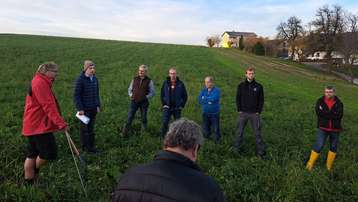 Feldbegehung Arbeitskreis "BWS" Kremsmünster mit der Ortsbauernschaft, 31. Oktober 2025