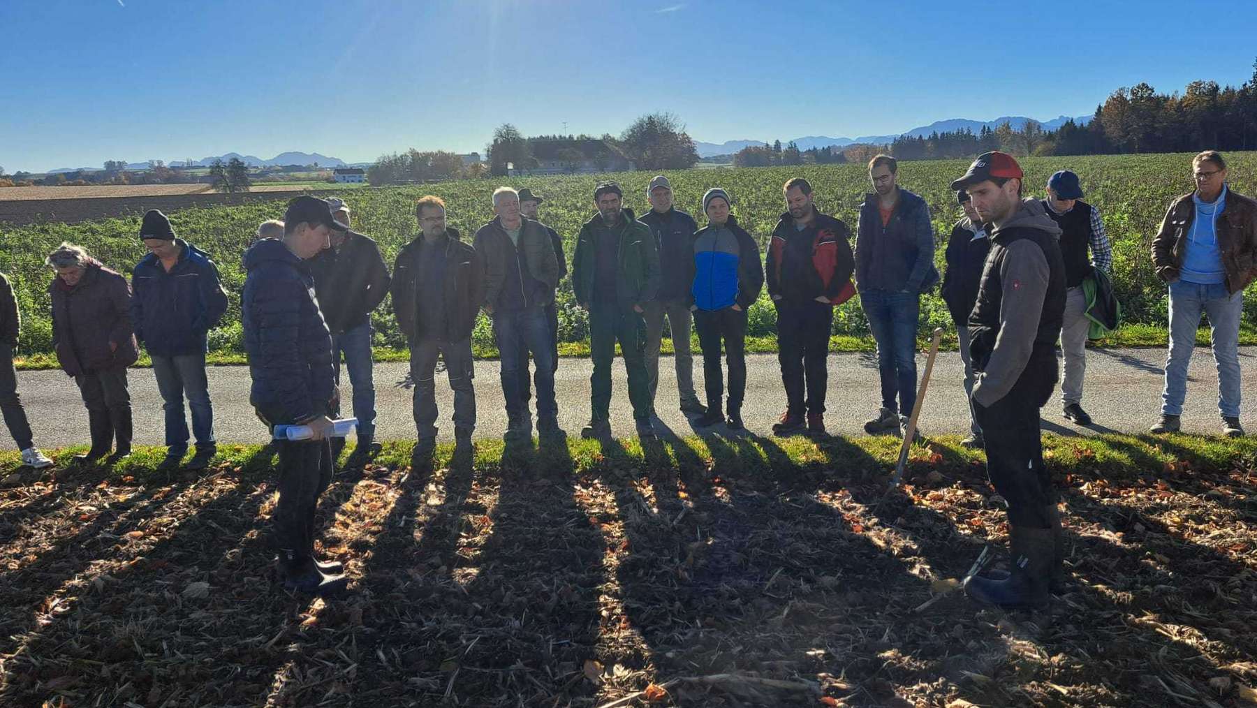 Suchen ...Feldbegehung Arbeitskreis "BWS" Ried im Traunkreis, 4. November 2025