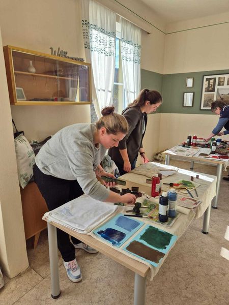 Stoffdruckkurs BBK Aspang © Die Bäuerinnen in Aspang 