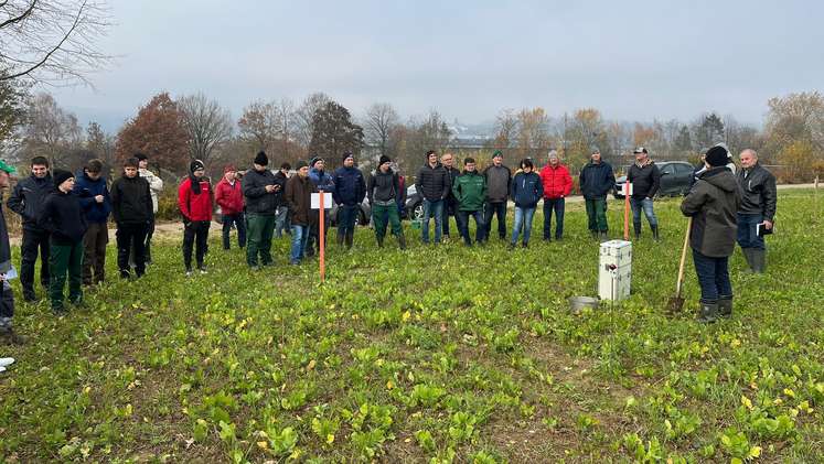 Feldbegehung in St. Florian bei Linz, 7. November 2025