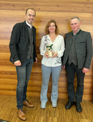 Vereinsobmann Josef Hechenberger, Expertin Dr. Michaela Skuban und Obmannstellvertreter Elmar Monz. © LK Tirol