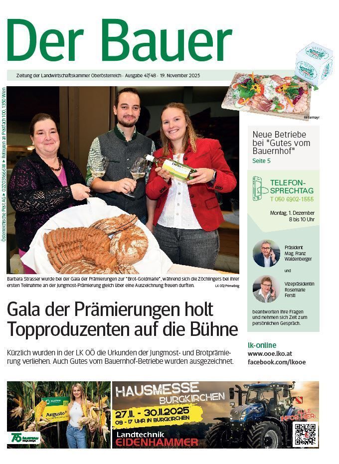 Titelseite Der Bauer KW 47_48.jpg © LK OÖ