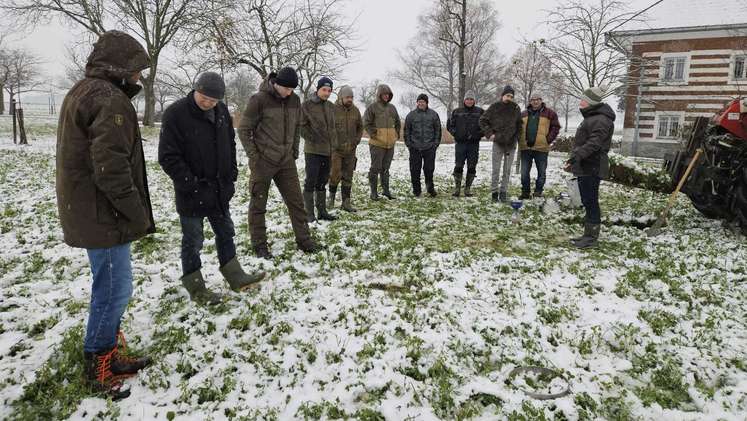Feldbegehung Arbeitskreise "BWS" Dietach und Wolfern, 25. November 2025