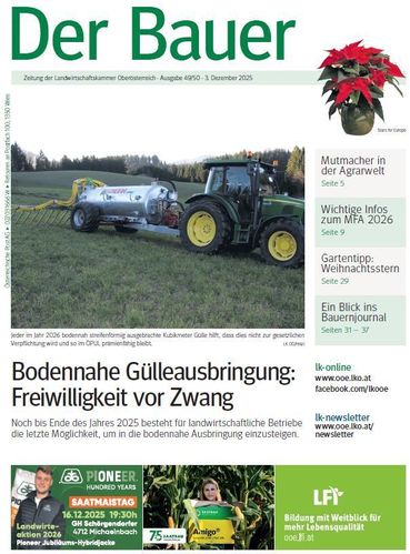 Titelseite Der Bauer KW 49_50.jpg © LK OÖ