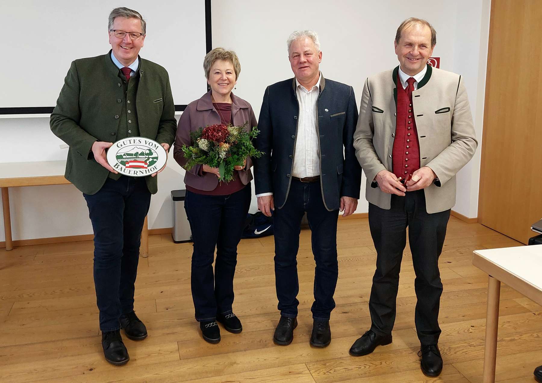 Steinegger, Ortner, Grabmayr, Brugner © Verband bäuerlicher Direktvermarkter/Feucht