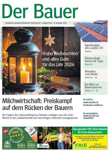 Titelseite Der Bauer KW 51_52.jpg © LK OÖ
