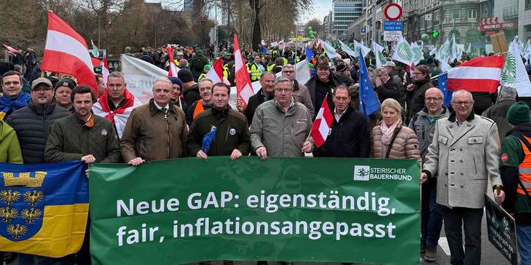 Demo in Brüssel © LK Steiermark