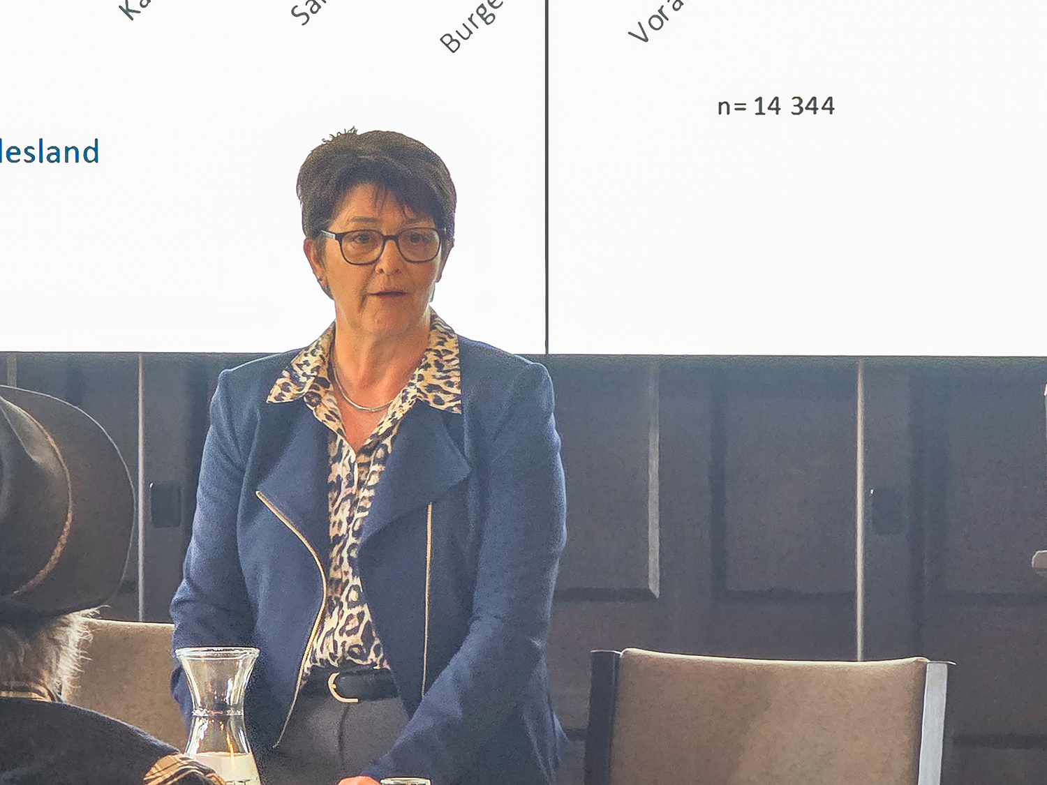 Vizepräsidentin Helga Brunschmid bei ihrer Rede vor der Vollversammlung © LK Tirol