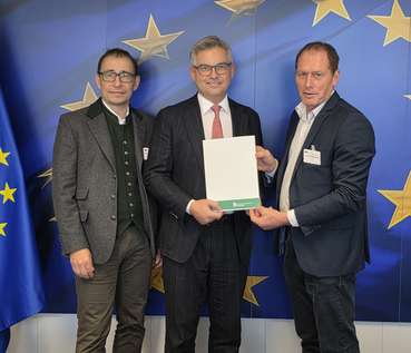 LKÖ-Positionspapier-Übergabe Brüssel © LKÖ/Jung-Leithner