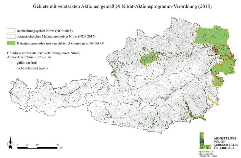 Nitratgebiete NAPV_Grafik BMLUK.jpg © BMLUK