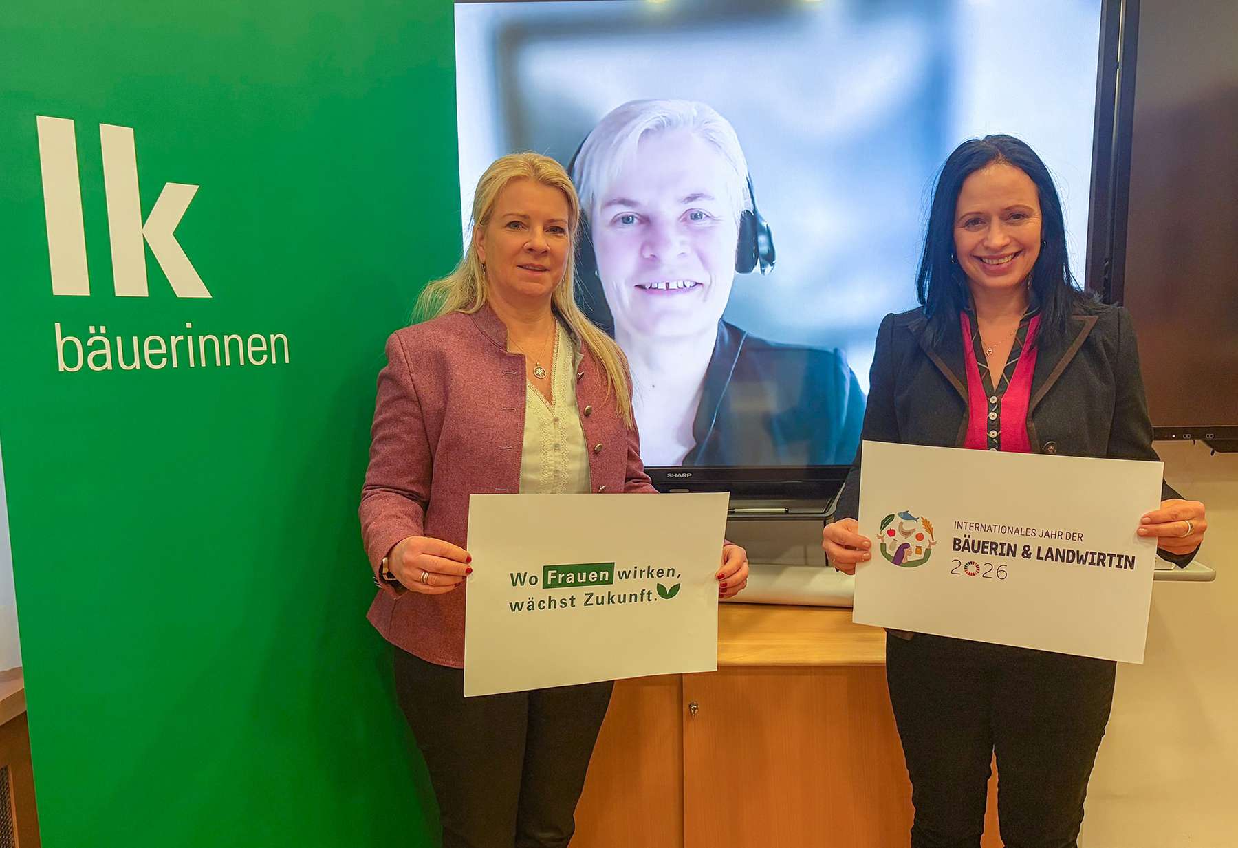 Presseauftakt zum Intern. Jahr der Bäuerin 2026.jpg © Sampt/LKÖ für Bäuerinnen Österreich