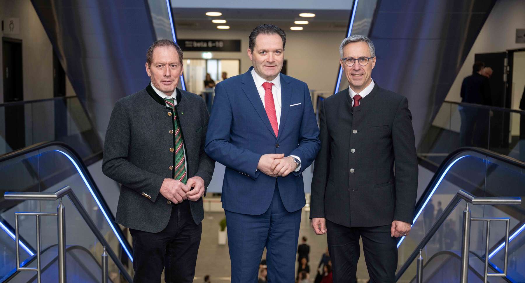 Totschnig - Moosbrugger - Strasser, Grüne Woche 2026 © BMLUK/Hemerka