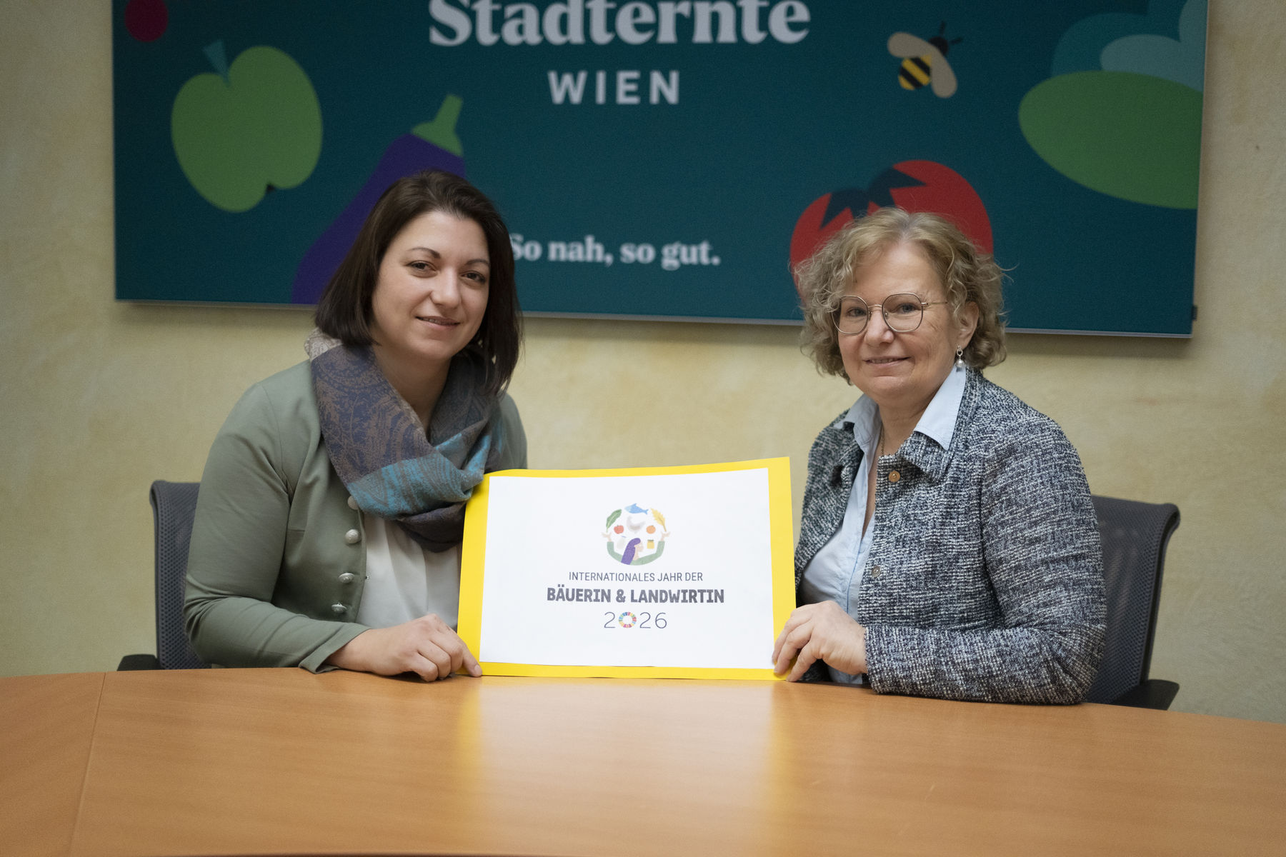 LK Vizepräsidentin und Wiener Landesbäuerin im Gespräch.jpg © LK Wien