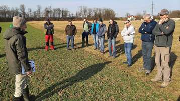 Suchen ...Eindrücke zur Feldbegehung im Arbeitskreis Buchkirchen, 2. März 2026