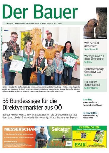 Titelseite Der Bauer KW 11_12.jpg © LK OÖ