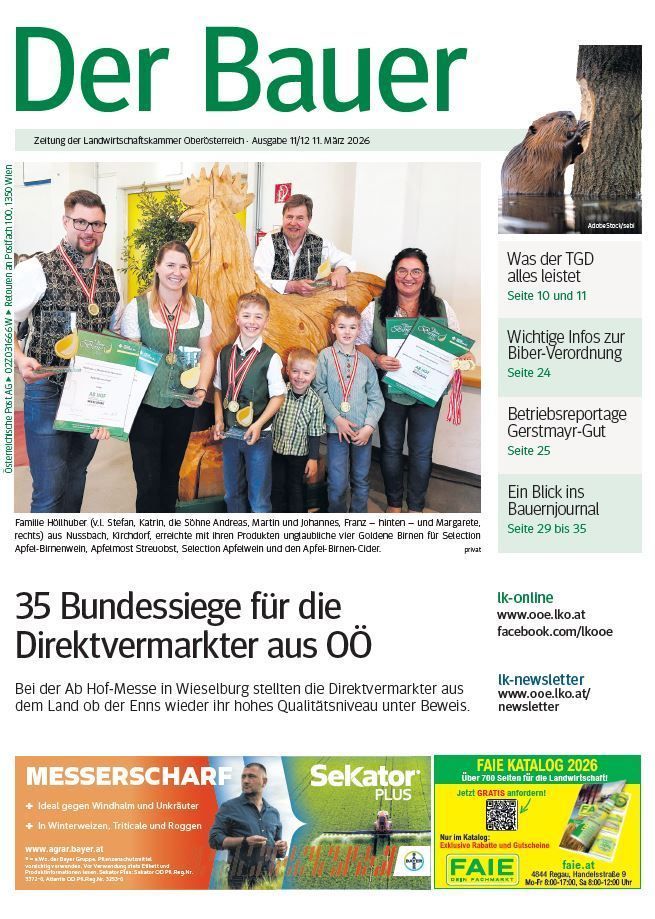 Titelseite Der Bauer KW 11_12.jpg © LK OÖ