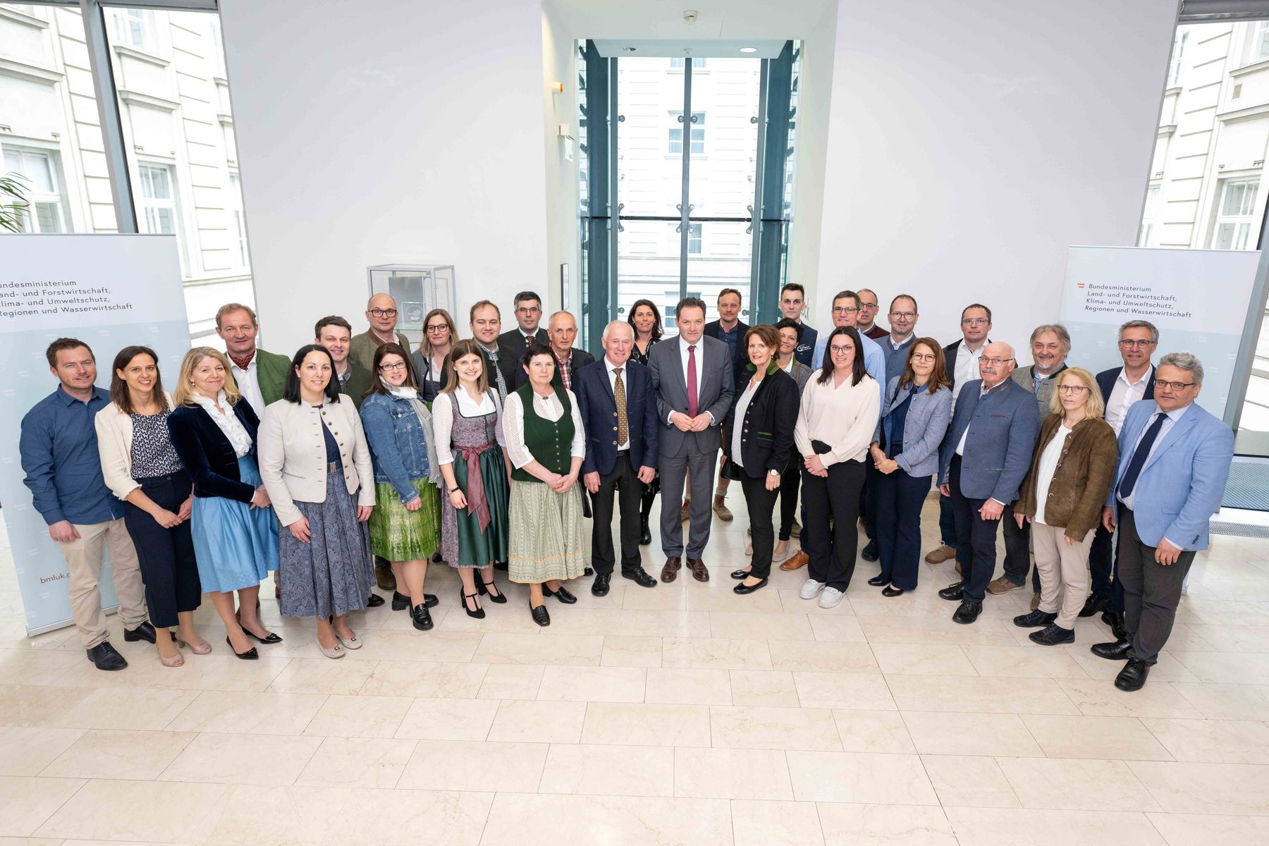 Auszeichnung erfolgreicher Betriebsführer:innen 2026.jpg © BMLUK/Hemerka