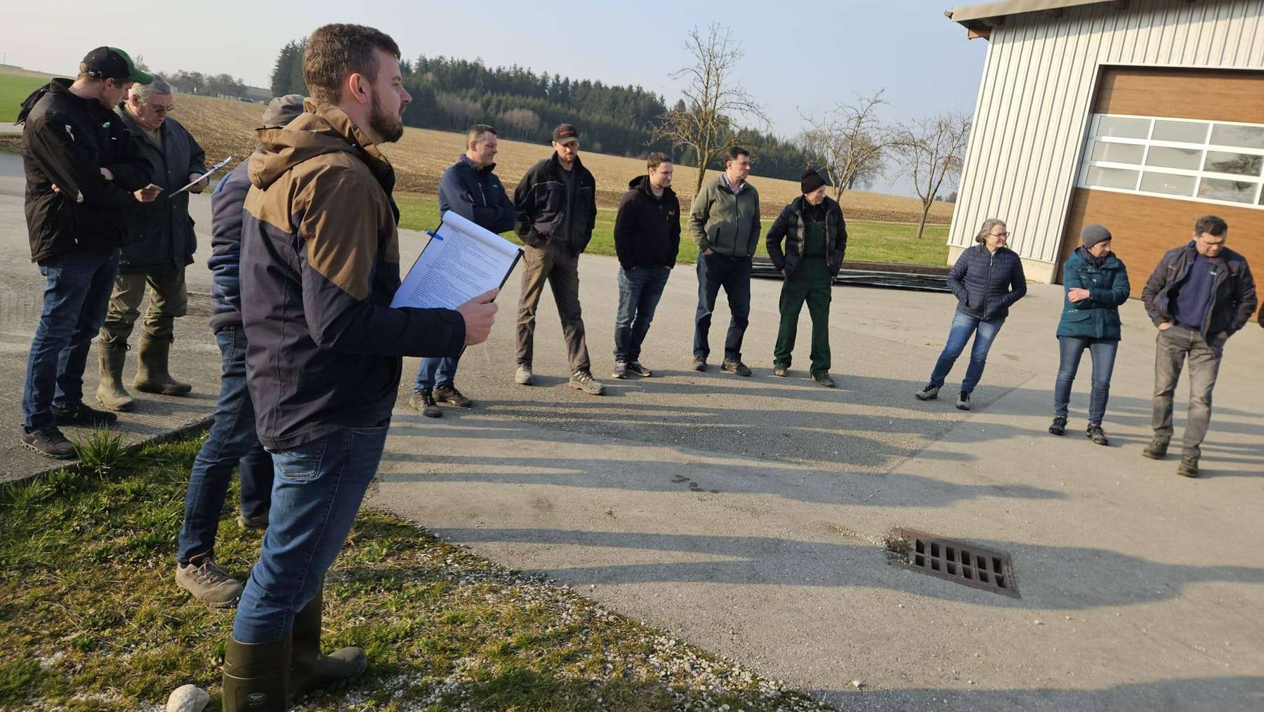 Feldbegehung bei Fam. Raindl in Waldneukirchen, 18. März 2026