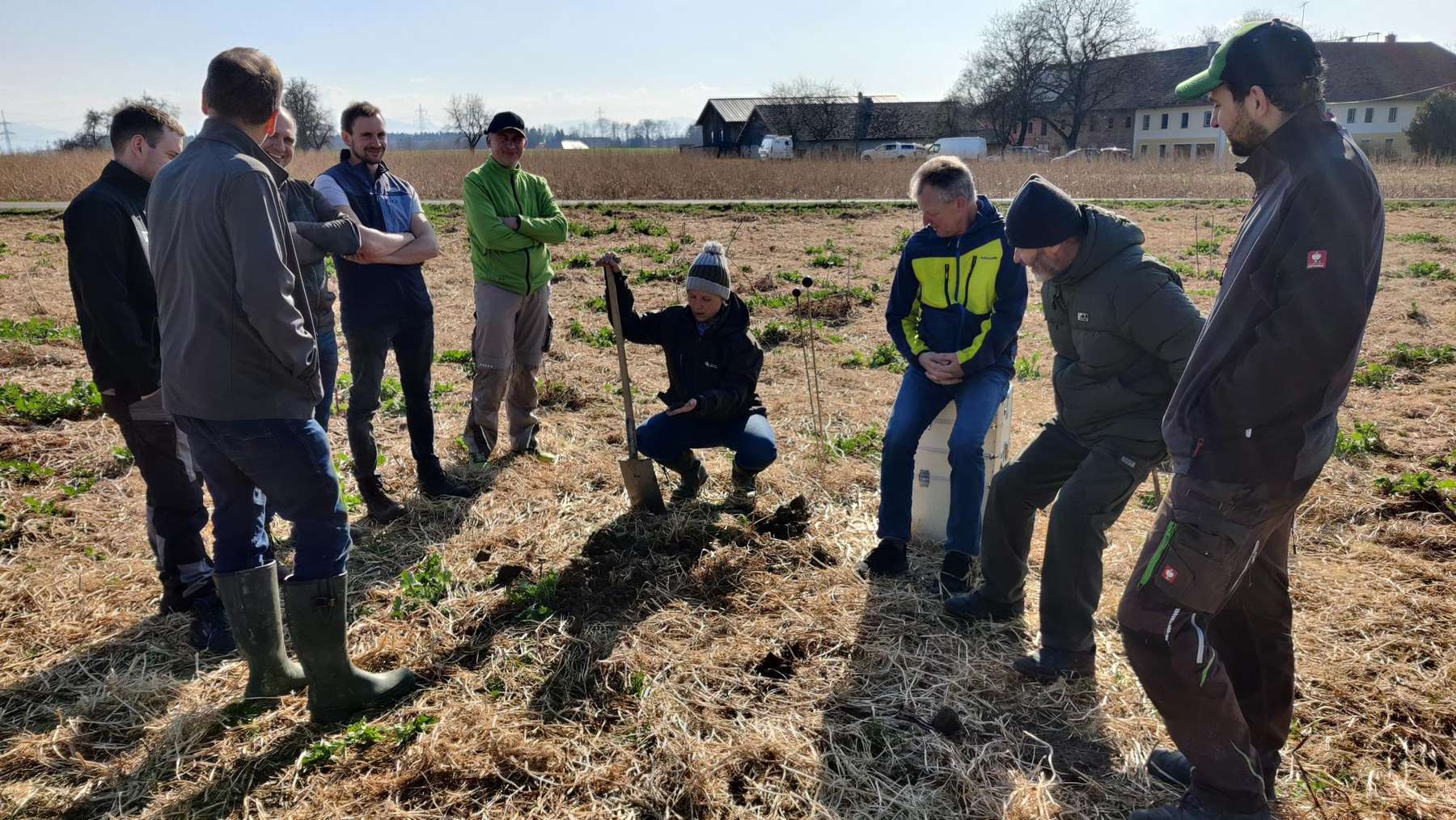 Feldbegehung Arbeitskreis "BWS" Sipbachzell mit der Ortsbauernschaft, 19. März 2026