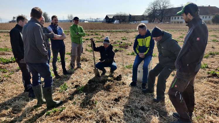 Feldbegehung Arbeitskreis "BWS" Sipbachzell mit der Ortsbauernschaft, 19. März 2026