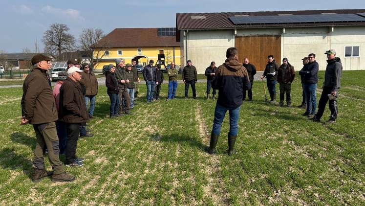 Feldbegehung in Naarn, 18. März 2026