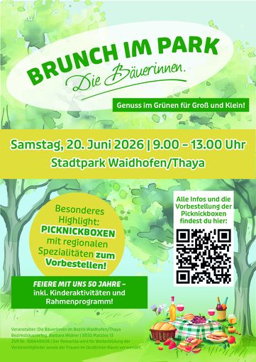 Brunch Bäuerinnen 20.06.2026.jpg © Die Bäuerinnen im Bezirk Waidhofen/Thaya