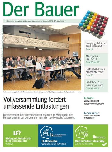 Titelseite Der Bauer KW 13_14.jpg © LK OÖ