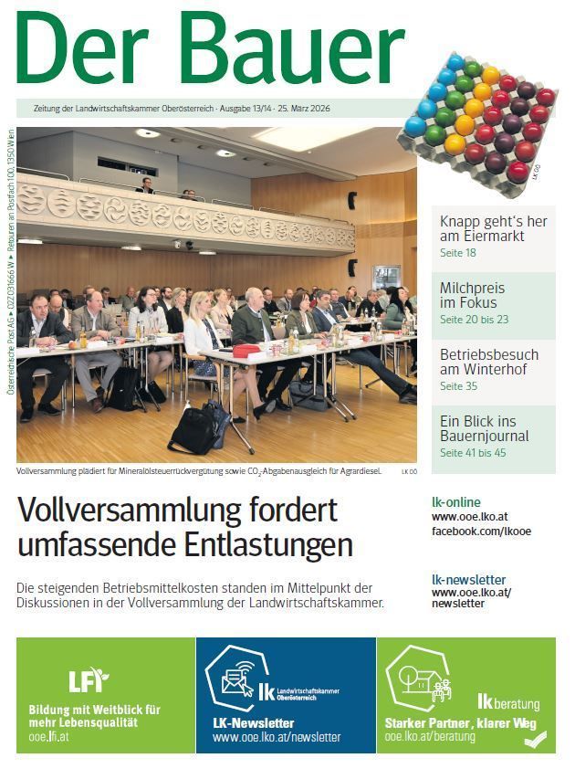 Titelseite Der Bauer KW 13_14.jpg © LK OÖ