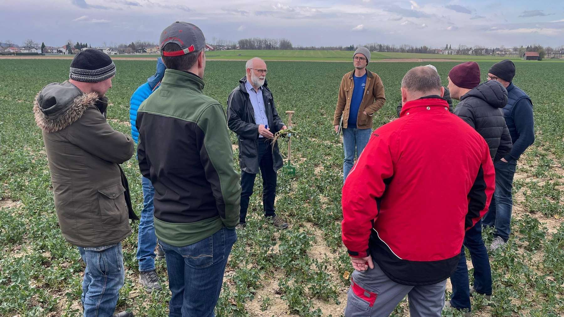 Feldbegehung in Hörsching, 25. März 2026
