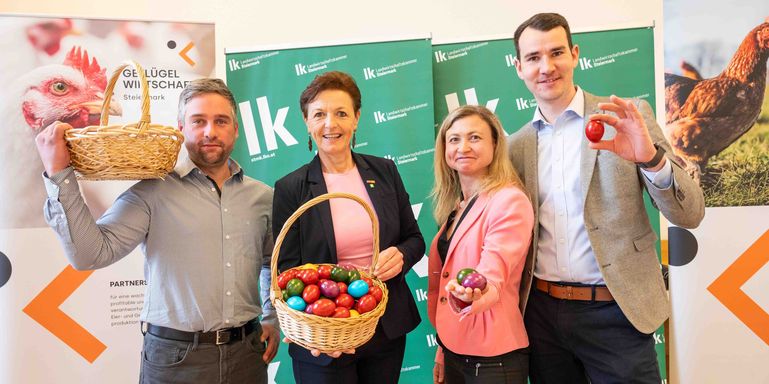 Gruppenbild PK Eier 2026 © LK Steiermark/Danner