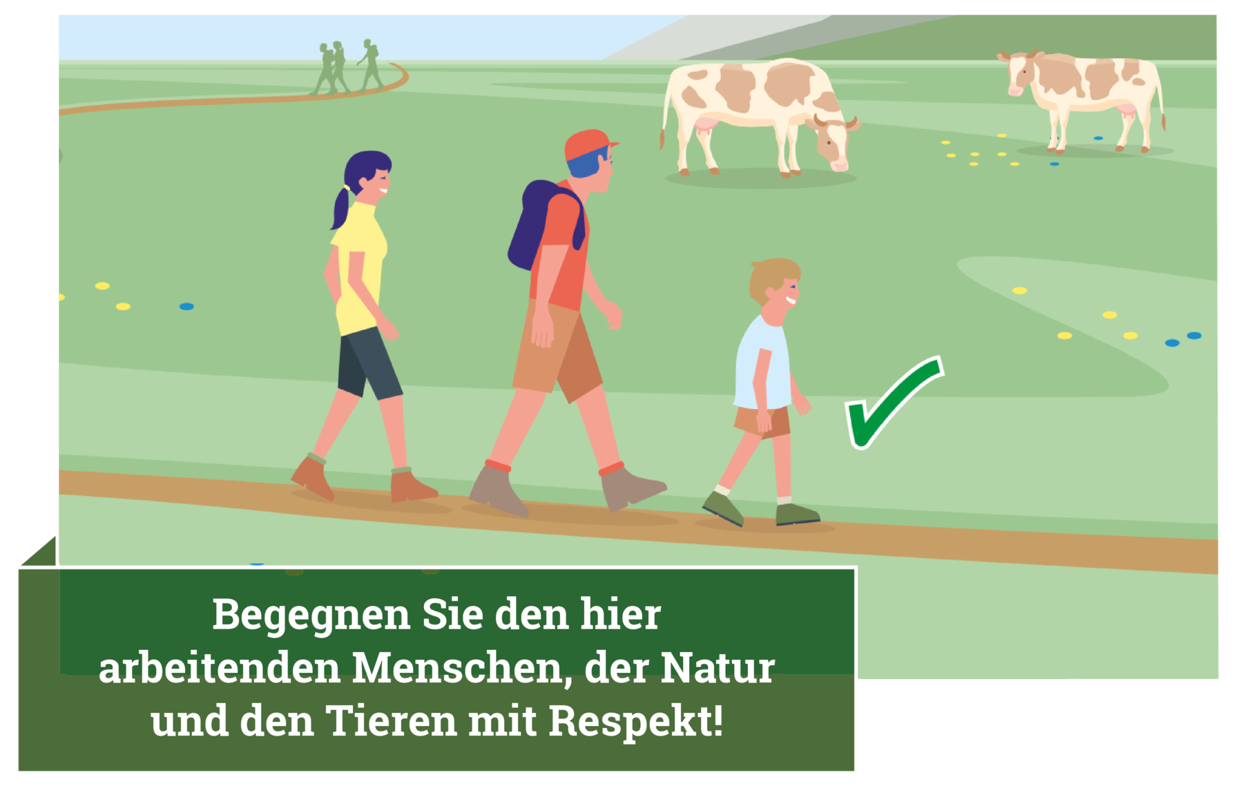 10_Alm_Verhaltensregel_10 © Illustration: Andreas Rampitsch