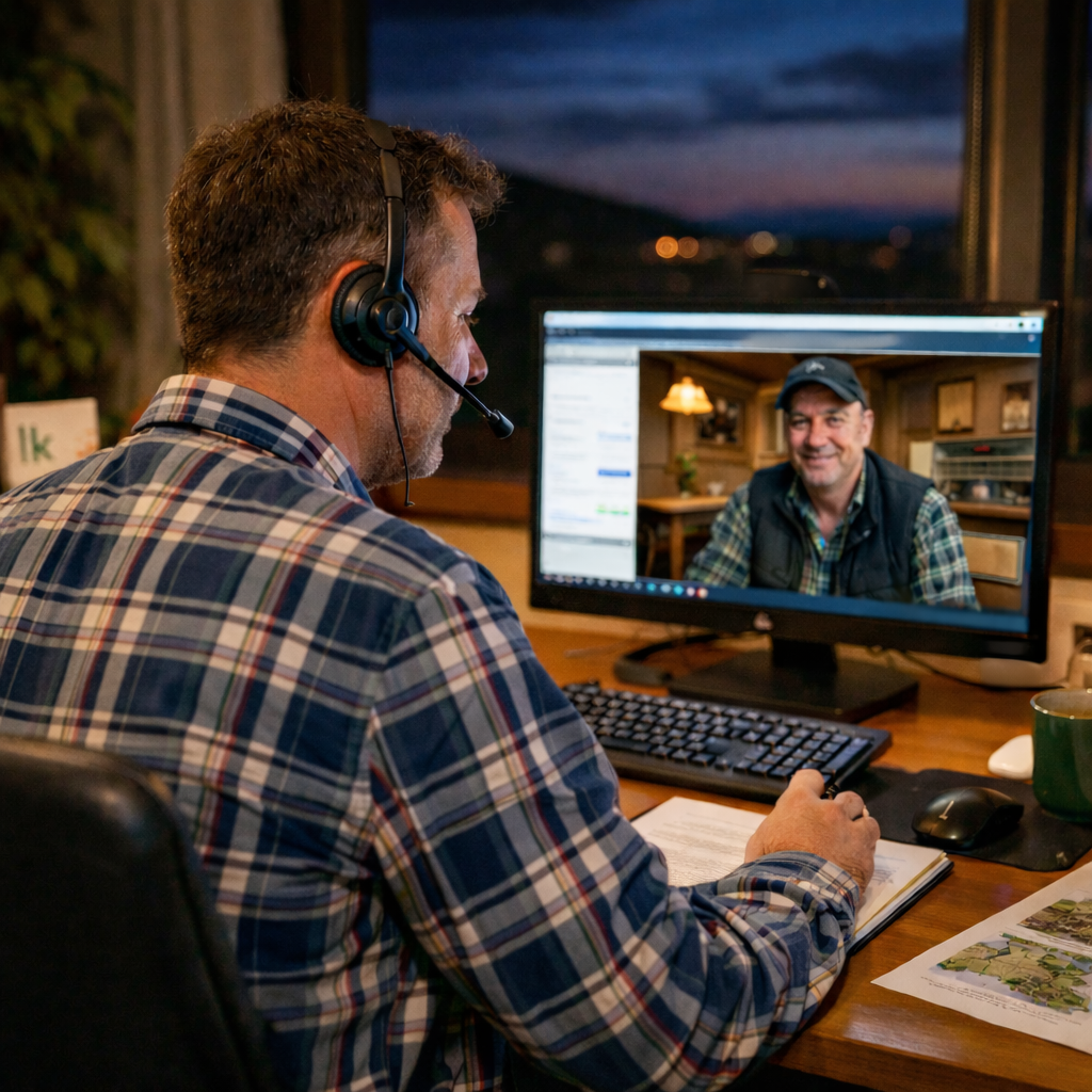 Beratungsgespräch am Abend im Büro_KI-generiert.png © Open AI/KI-generiert