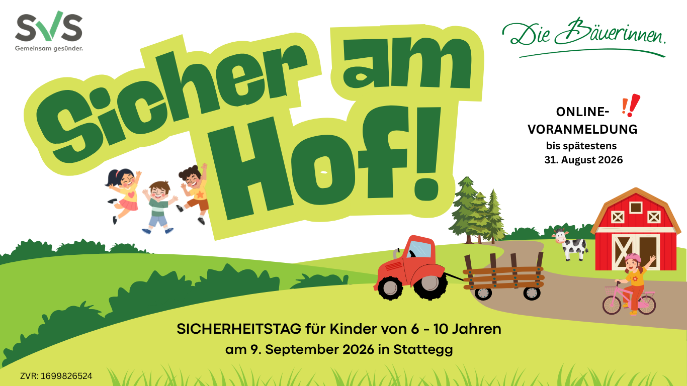 Header Website Onlineanmeldung Kindersicherheitstag 2026.png © Die Bäuerinnen