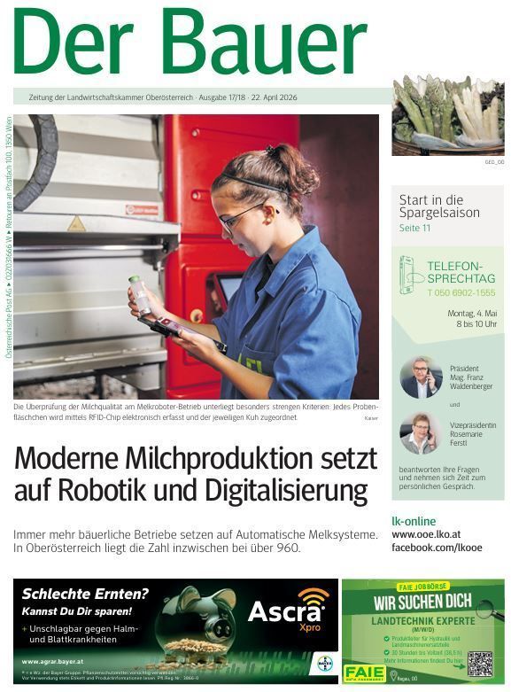 Titelseite Der Bauer KW 17_18.jpg © LK OÖ