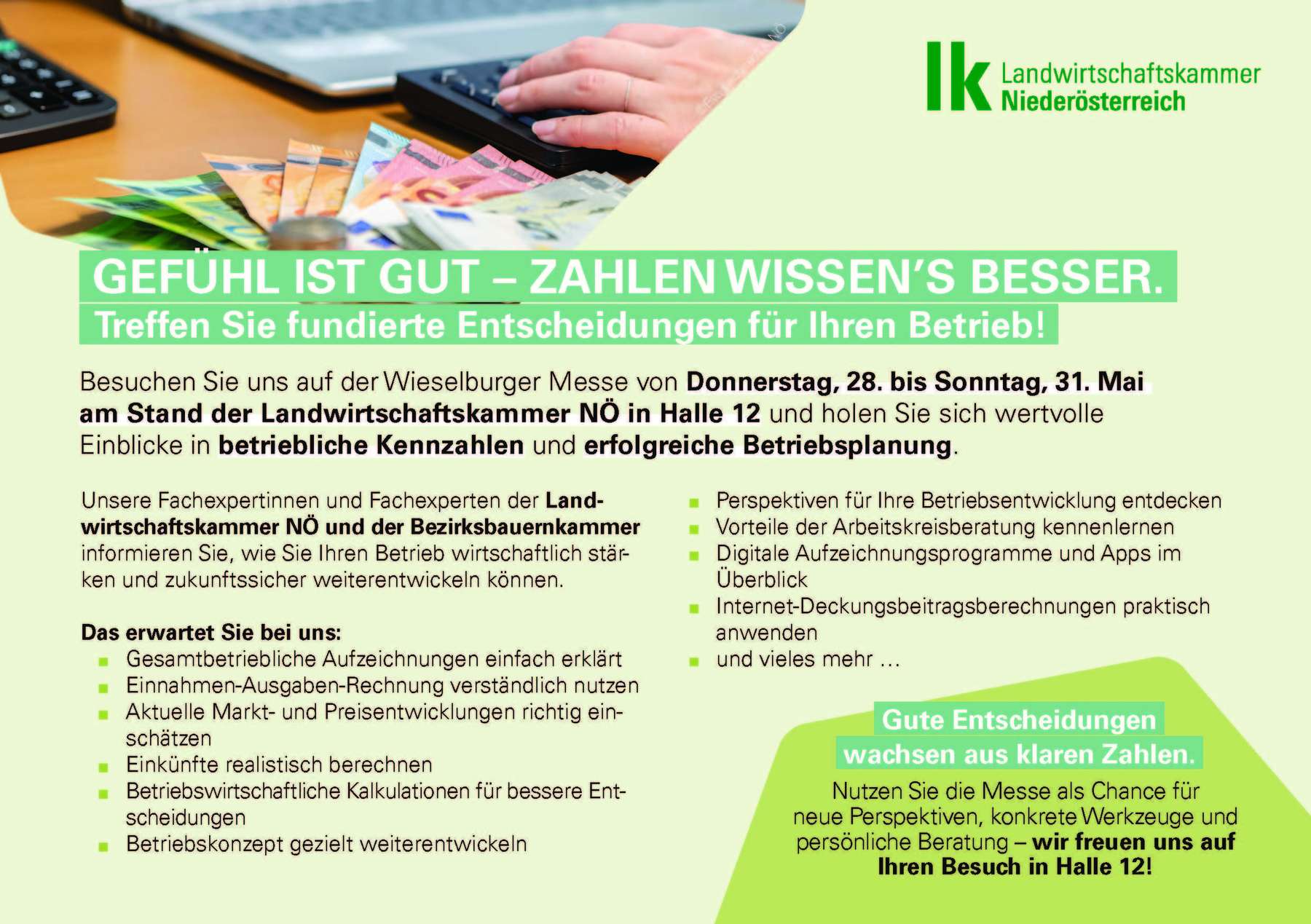 Messe_Wieselburg_UnternehmerInnnenKompetenz.jpg © LK NÖ