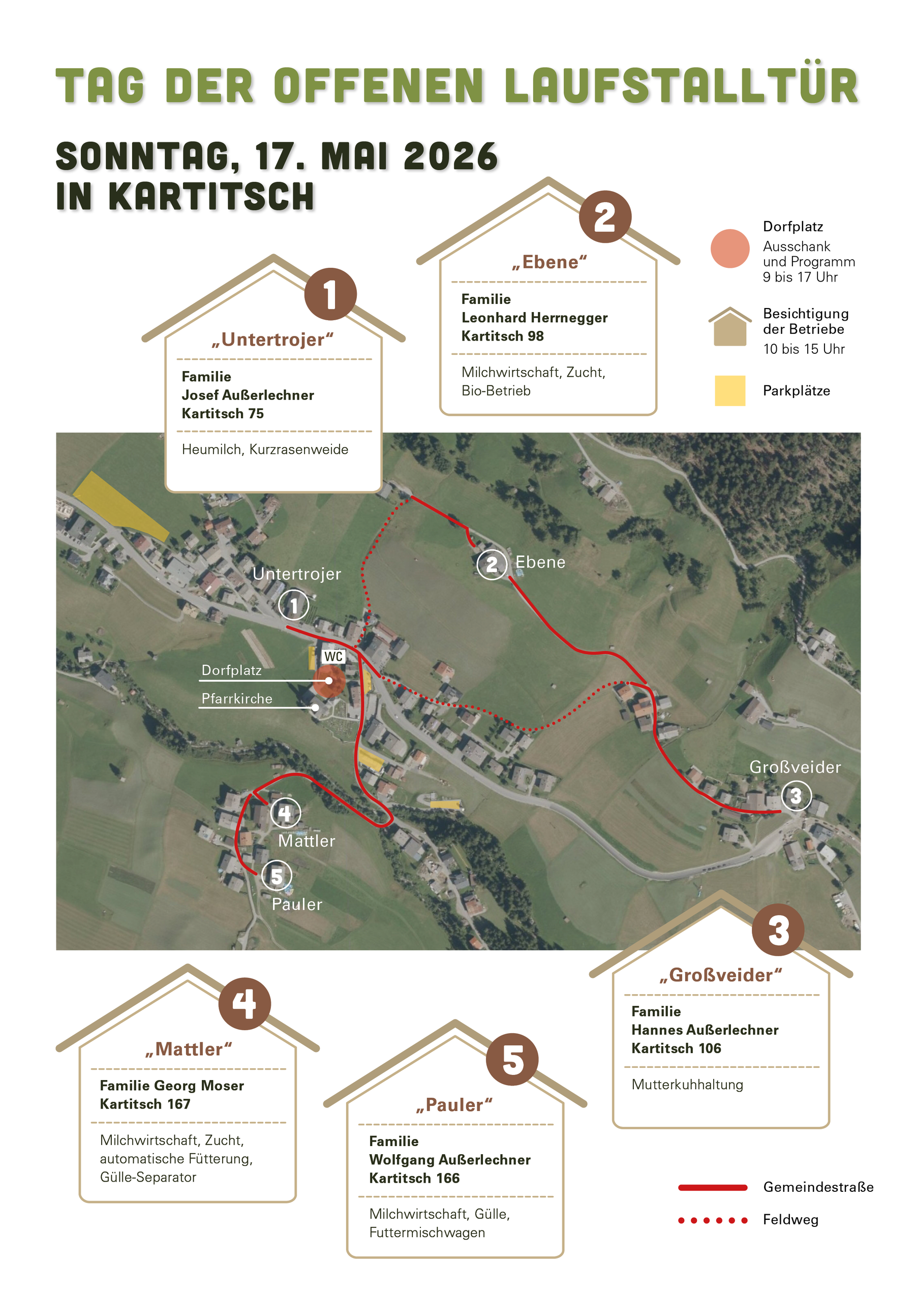 Tag der offenen Laufstalltür in Kartitsch © Tag der offenen Laufstalltür in Kartitsch