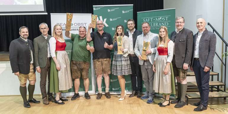 Obstveredler des Jahres 2026 © LK Steiermark/Foto Fischer