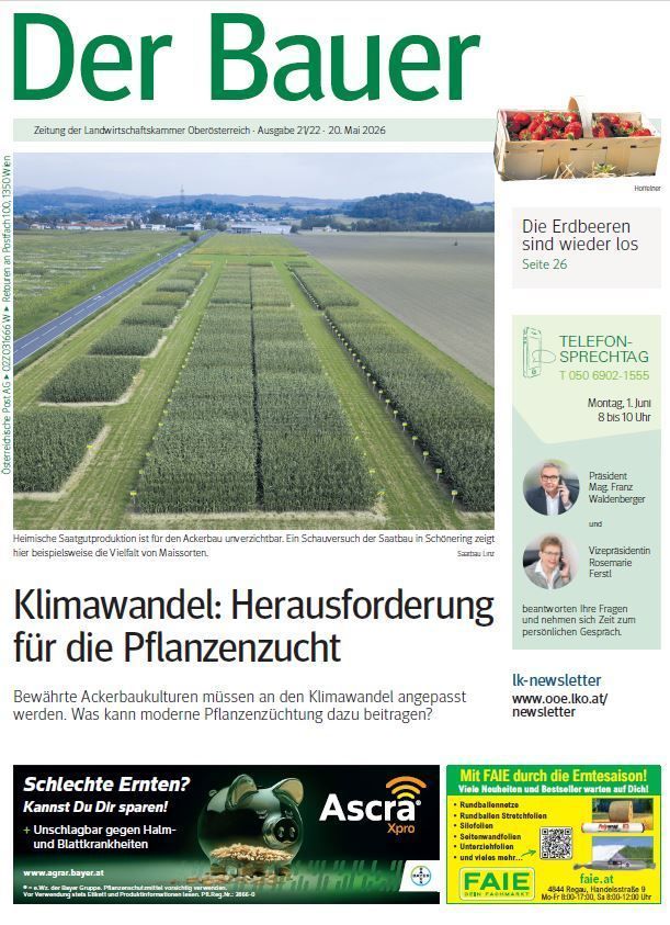 Titelseite Der Bauer KW 21_22.jpg © LK OÖ