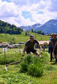 Mähen © Landjugend Jungbauernschaft Vorarlberg