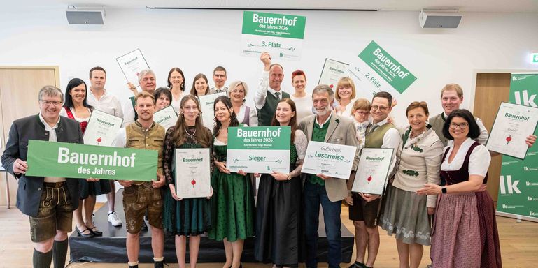 Gruppenbild Bauernhof des Jahres © LK Steiermark-Danner